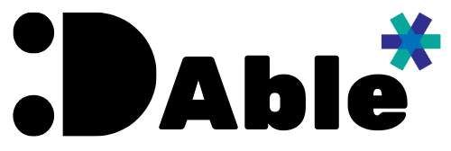 D Able logo TBG