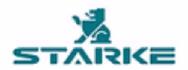 STARKE logo, piling equipment distributor with ESPN Machinery