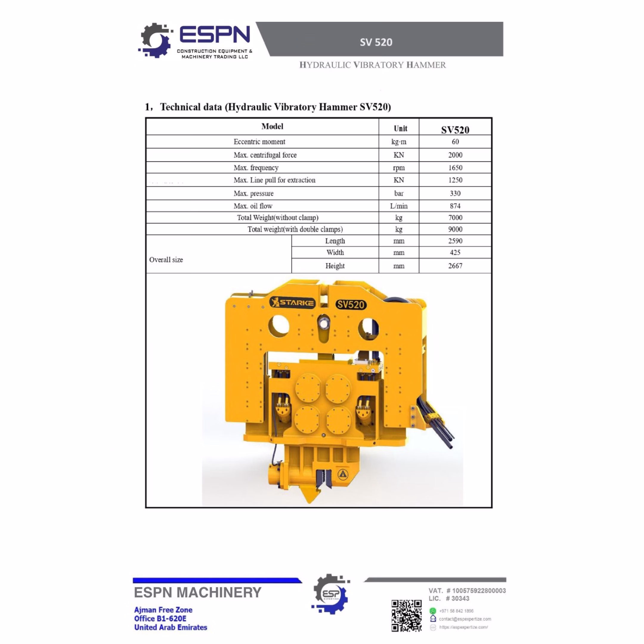 SV 520 Vibrohammer with AP800 Power Pack - Image 2