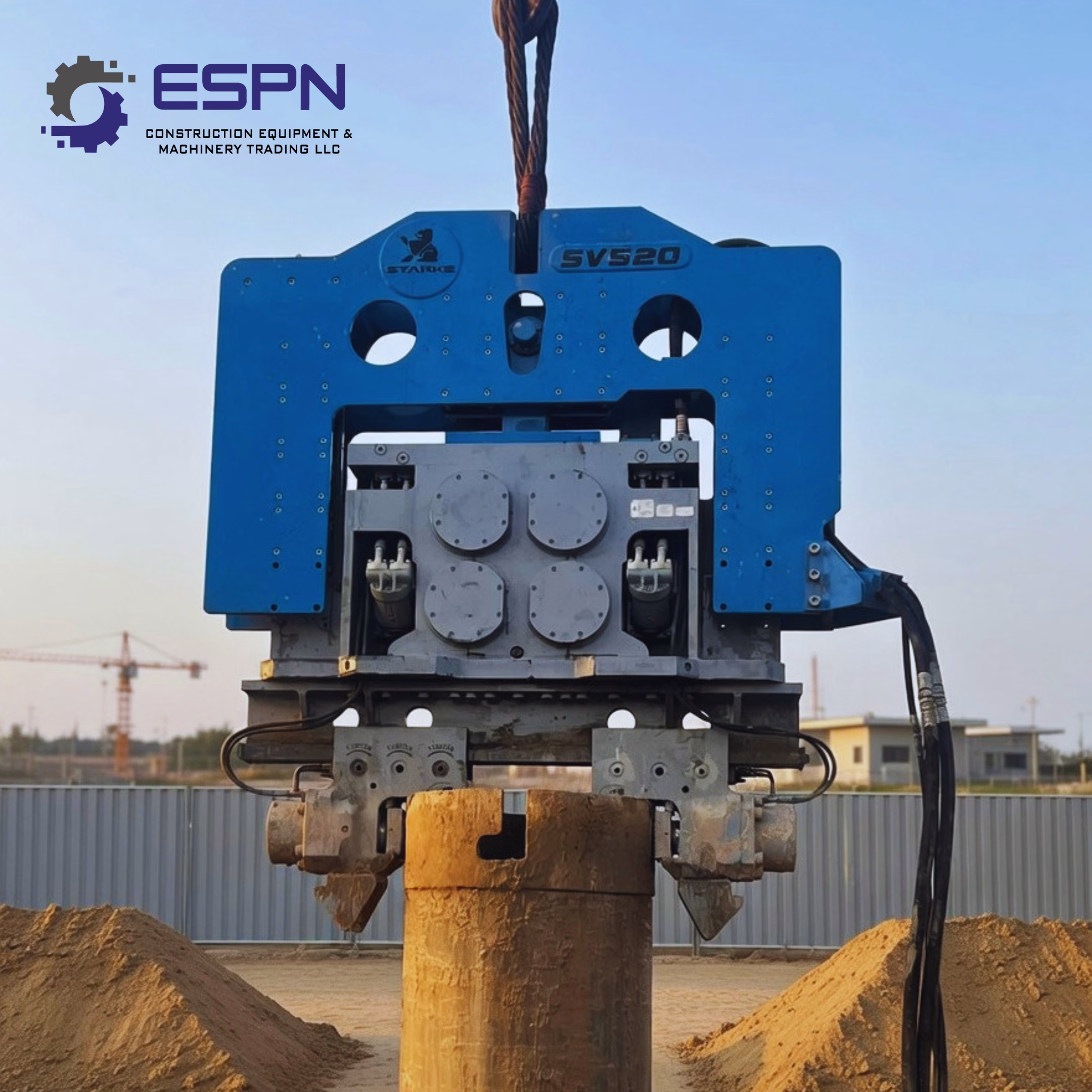 SV 520 Vibrohammer with AP800 Power Pack